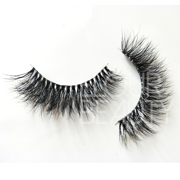 Softest 3d naked band custom mink lashes wholesale ED16